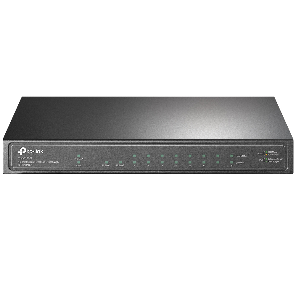 Switch no Administrable de 10 Puertos Gigabi TP-LINK TL-SG1210P